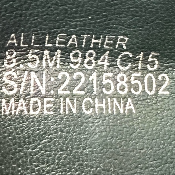 Tory Burch Edina Green Leather Colorblock Slingback Soho Lux Sandals Women’s 8.5 - Picture 14 of 16